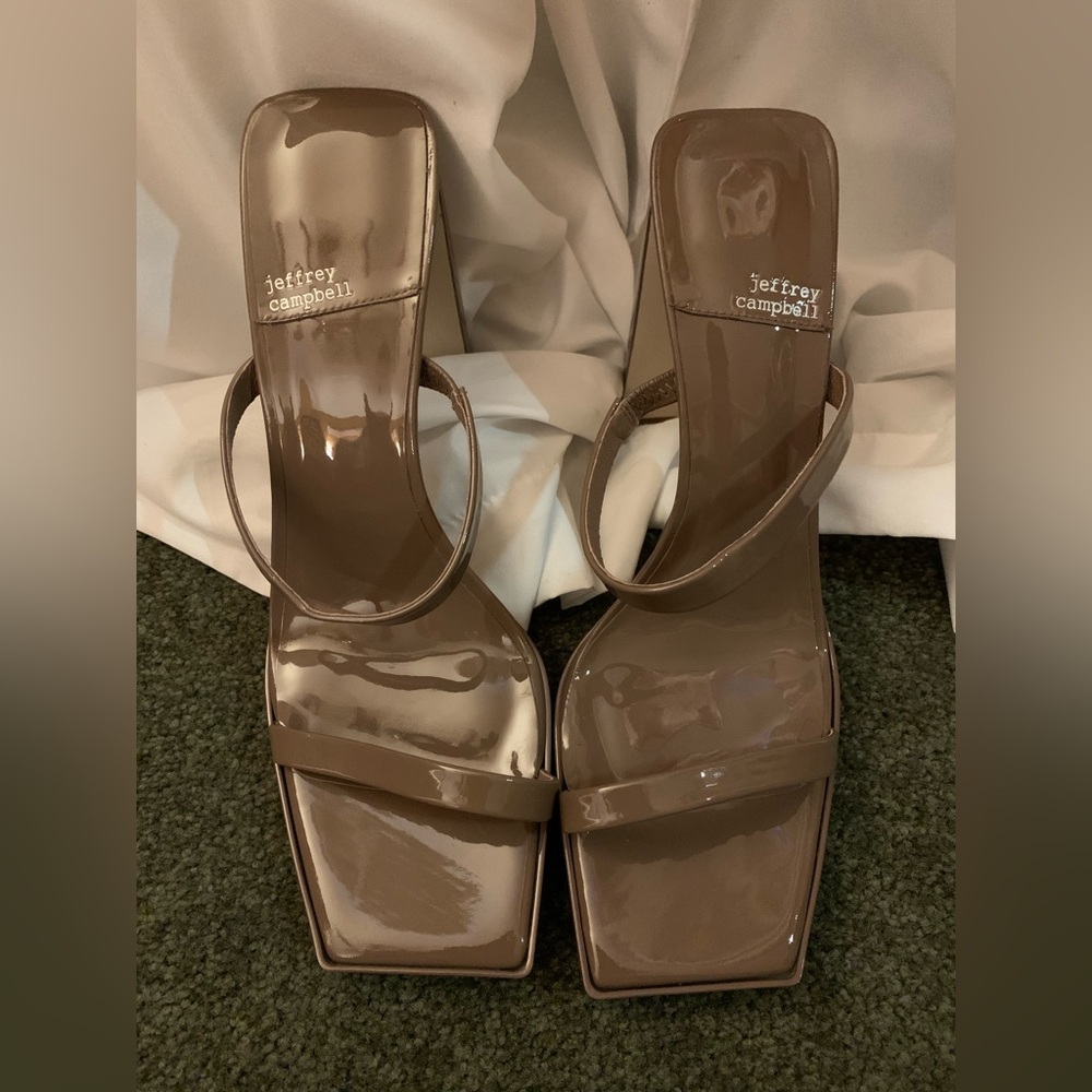 Jeffrey Campbell Heels, Size 11, New without box, brown / nude